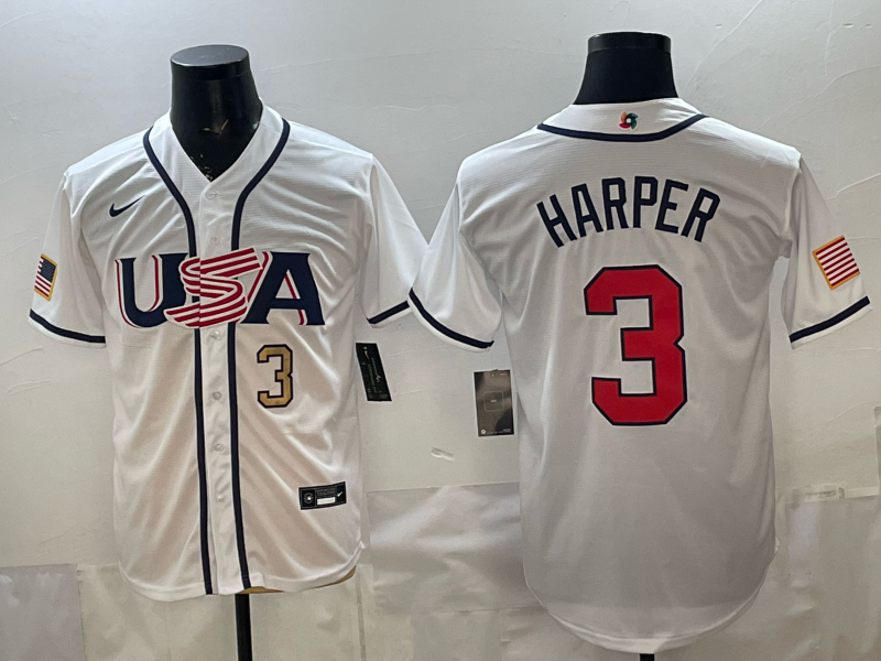 Men 2026 World cup white MLB Nike jersey 0048